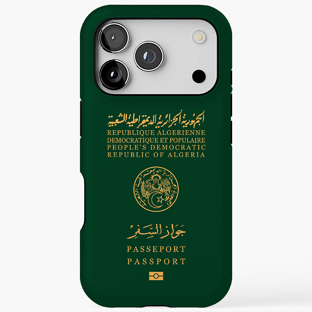 Algeria Passport Cover Case