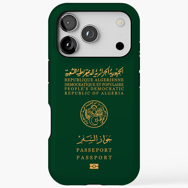 Algeria Passport Cover Case