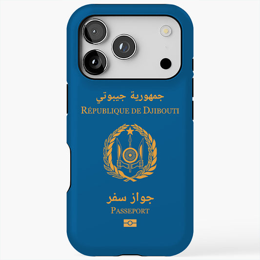 Djibouti Passport Cover Case