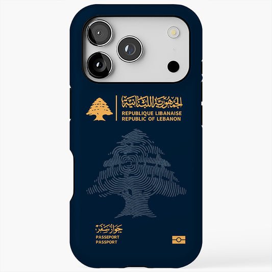 Lebanon Passport Cover Case