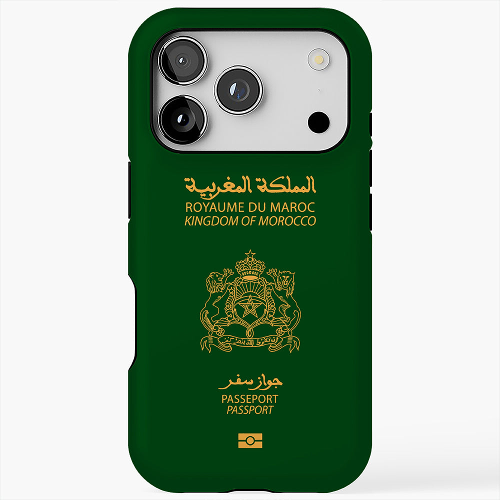 Morocco Passport Cover Case