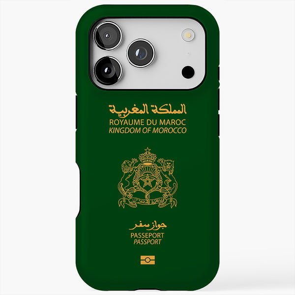 Morocco Passport Cover Case