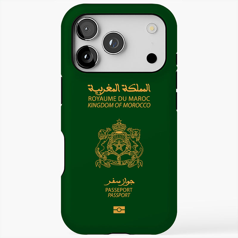 Morocco Passport Cover Case