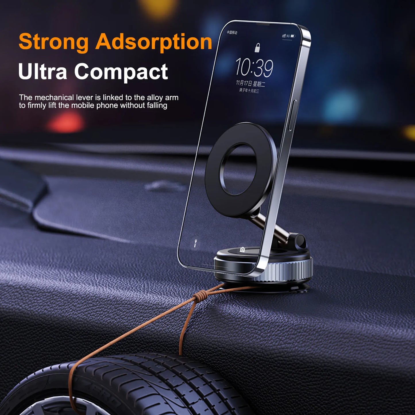 Magnetic 360° Foldable Car Phone Holder
