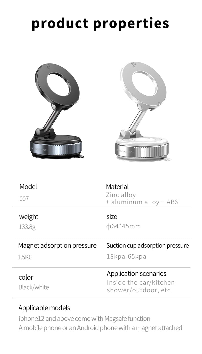 Magnetic 360° Foldable Car Phone Holder