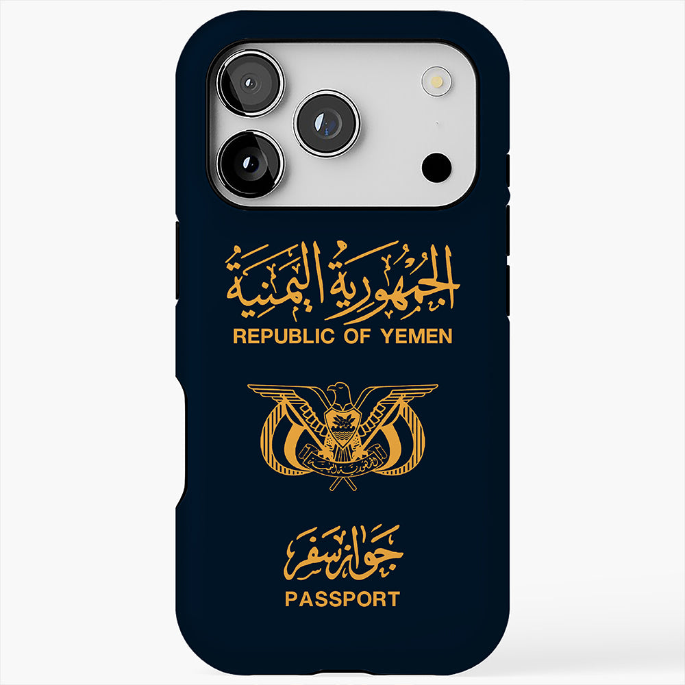 Yemen Passport Cover Case